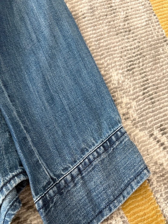 Blue Button Down Top- Madewell - Picture 6 of 8